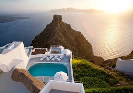 ویلای Grace Santorini در جزیره سانتورینی یونان نزدیک دریای اژه یکی از زیباترین ویلای جهان