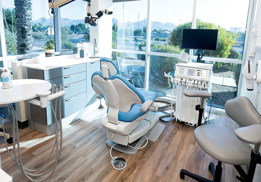 در طراحی مطلب دندان پزشکی •	حداقل 5 یونیت دندانپزشکی برای یک مطب الزامی است 