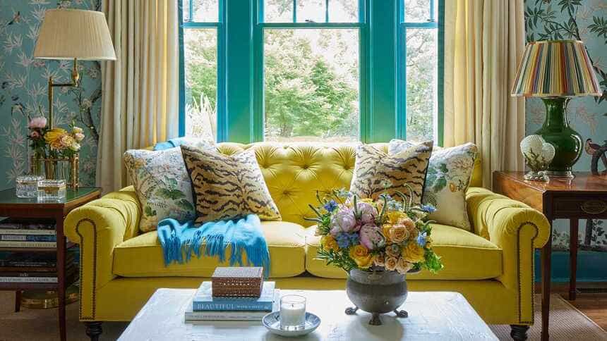 خردلی در لیست زیباترین رنگ دکوراسیون منزل