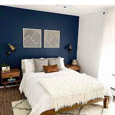 رنگ هایی مثل آبی دریایی هم گزینه عالی برای اتاق خواب زوجین