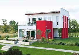 جدیدترین رنگ برای نمای بیرونی ساختمان، سفید – قرمز است